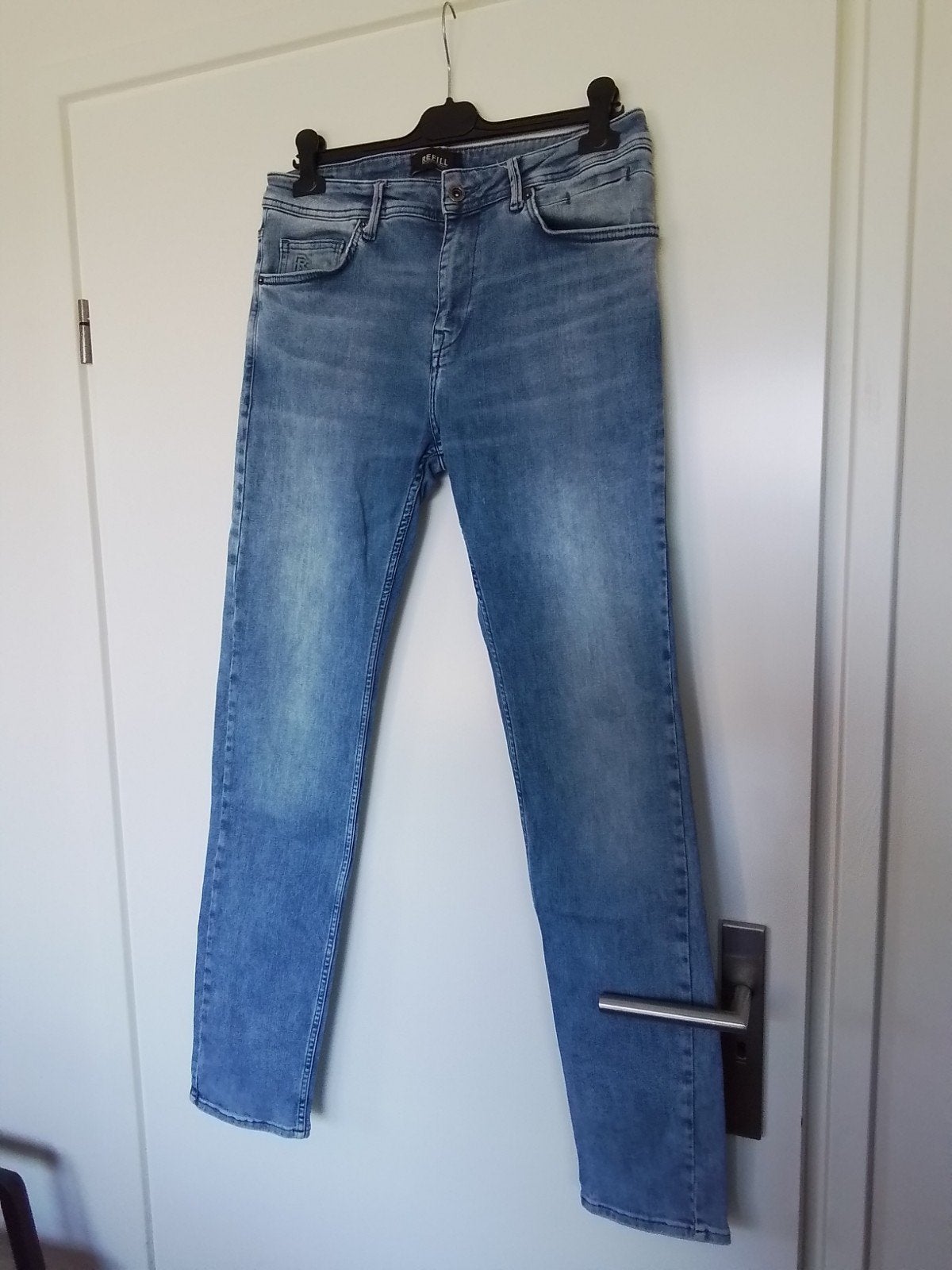 spijkerbroek Refill mt 33-34, Blauw, Refill, Ophalen of Verzenden, Zo goed als nieuw
