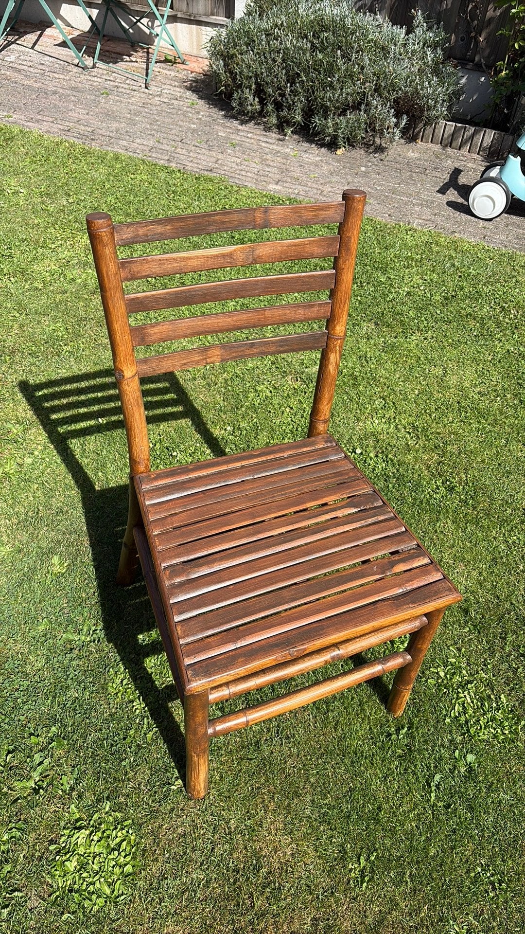 Bamboe stoel, Ophalen, Gebruikt, Rotan