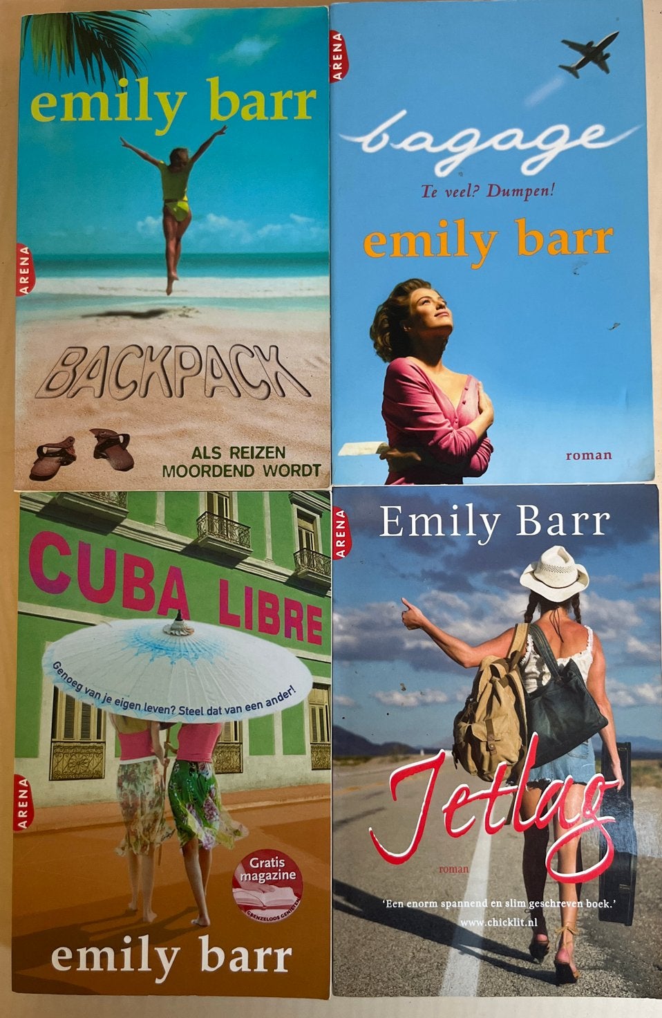 Emily Barr Boeken: Backpack, Bagage, Cuba Libre, Jetla, Ophalen of Verzenden, Zo goed als nieuw, Nederland