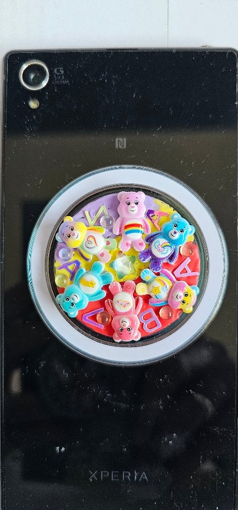 Care Bear Magnetische Popsocket Telefoonhouder, Ophalen of Verzenden, Nieuw, Telefoonhanger of Accessoire, Universeel