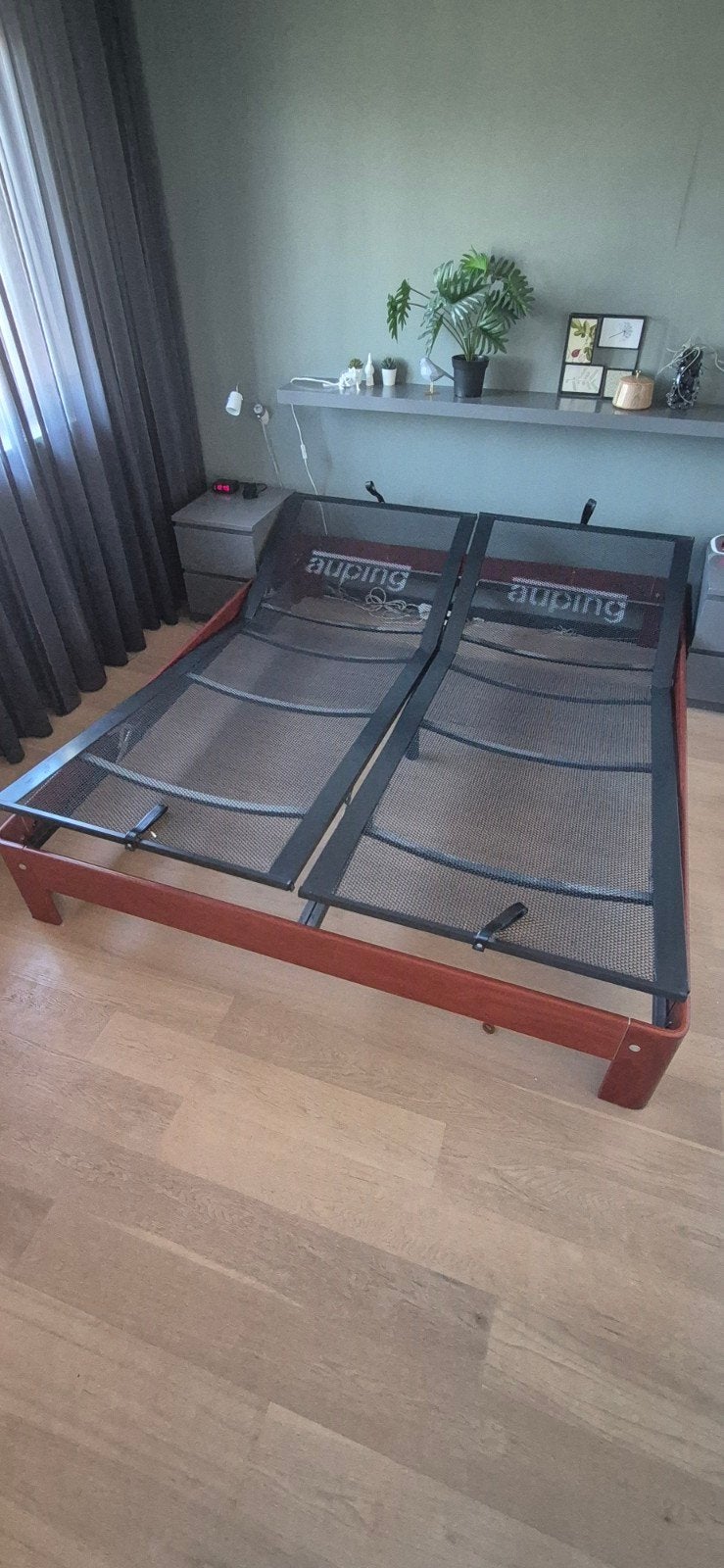 Auping Auronde 220x180 met spiraalbodems, Huis en Inrichting, Ophalen, Tweepersoons, 180 cm, 220 cm