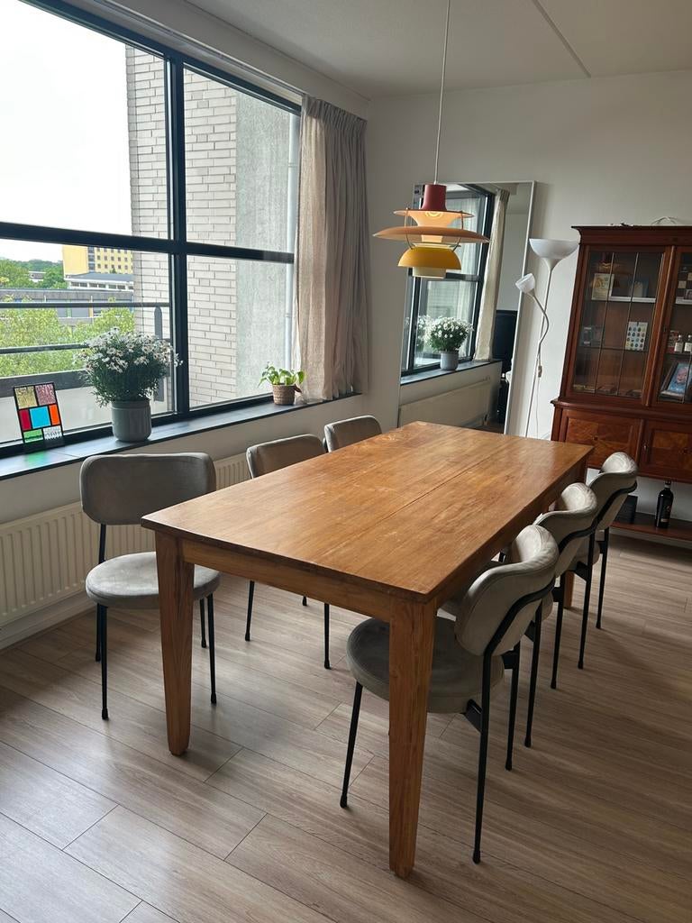 Set van 6 stoelen, Ophalen, Gebruikt, Rechthoekig, 50 tot 100 cm