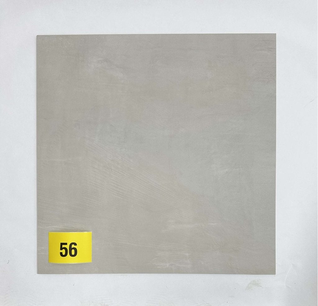 Grijze, keramische tegels 80x80cm – 7,68m² – restpartij, Ophalen, 60 cm of meer, Nieuw, 5 tot 10 m²