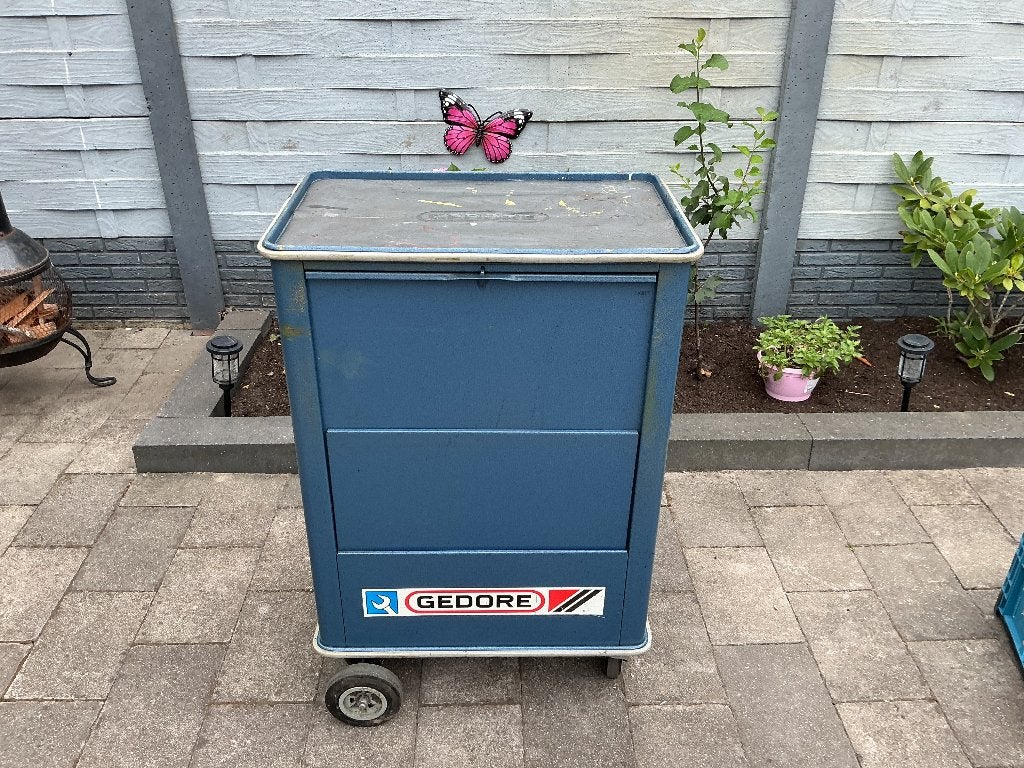 Gedore gereedschapswagen, Ophalen, Gevuld, Gebruikt
