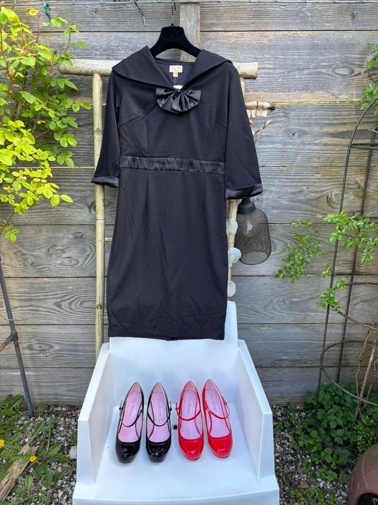Little black dress Lindy Bop maat 40, Maat 38/40 (M), Zwart, Nieuw, Ophalen of Verzenden