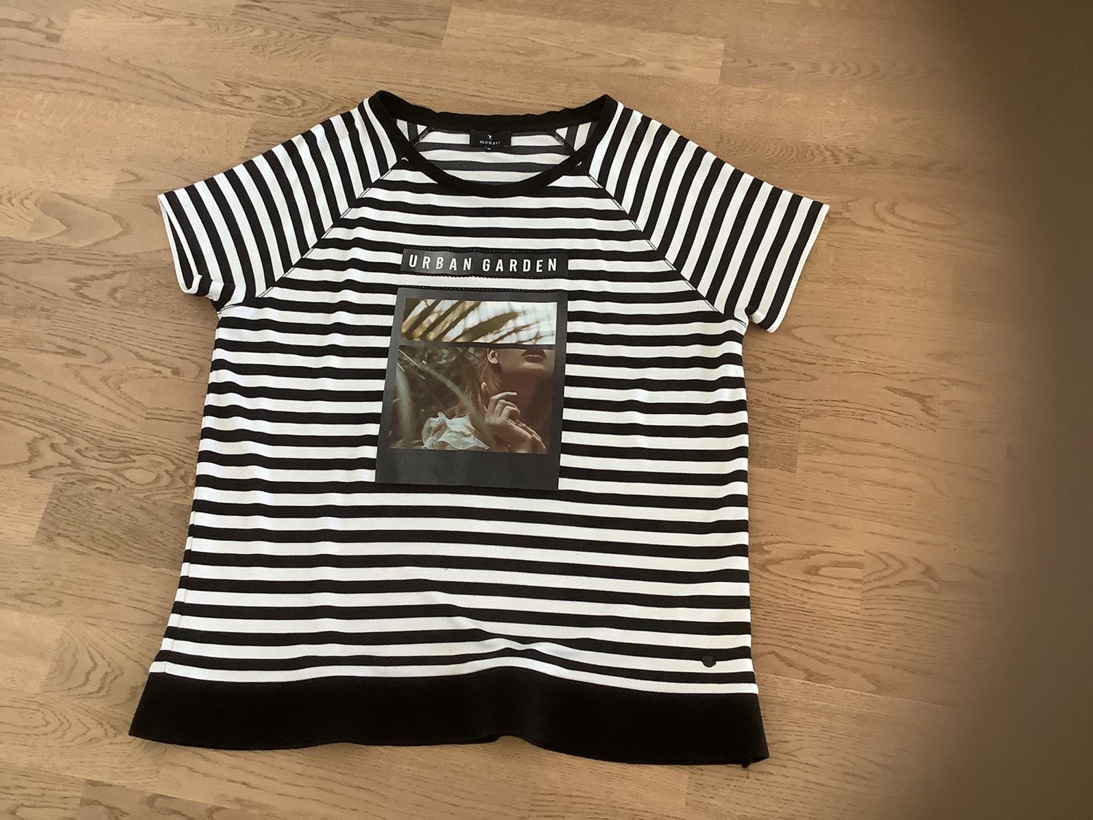 MONARI shirt maat 46  zwart/wit, MONARI, Meerkleurig, Maat 46/48 (XL) of groter, Ophalen of Verzenden