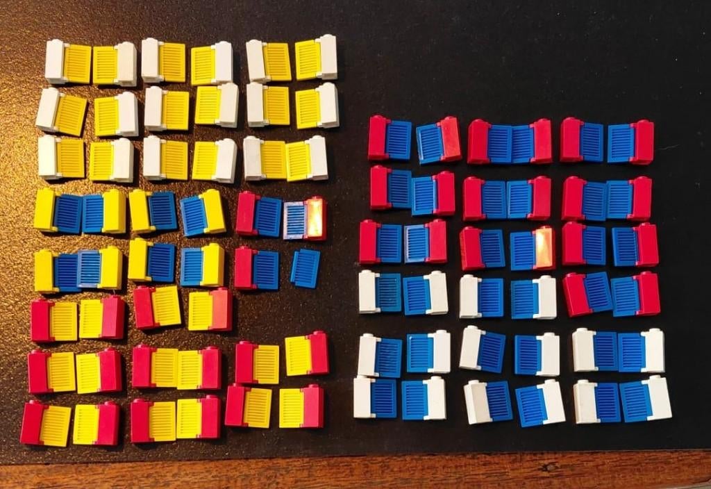 Lego luikhouder met luikjes 3581 3582, Overige thema's, Lego, Accessoire, Ophalen of Verzenden