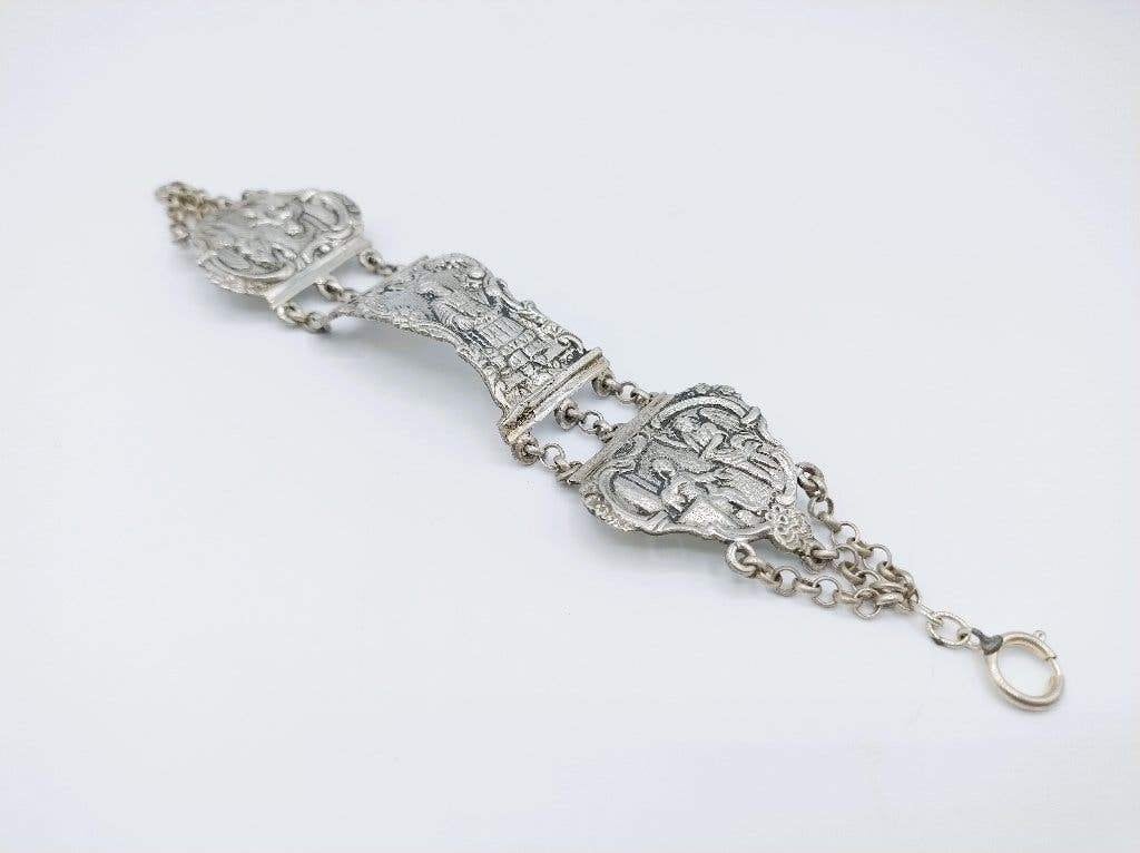 Zilveren armband van bijbelslot, Fa. Gelderblom, Schoonhoven, Info@zilverwebsite.nl, Verzenden, Zo goed als nieuw, Zilverwebsite.nl