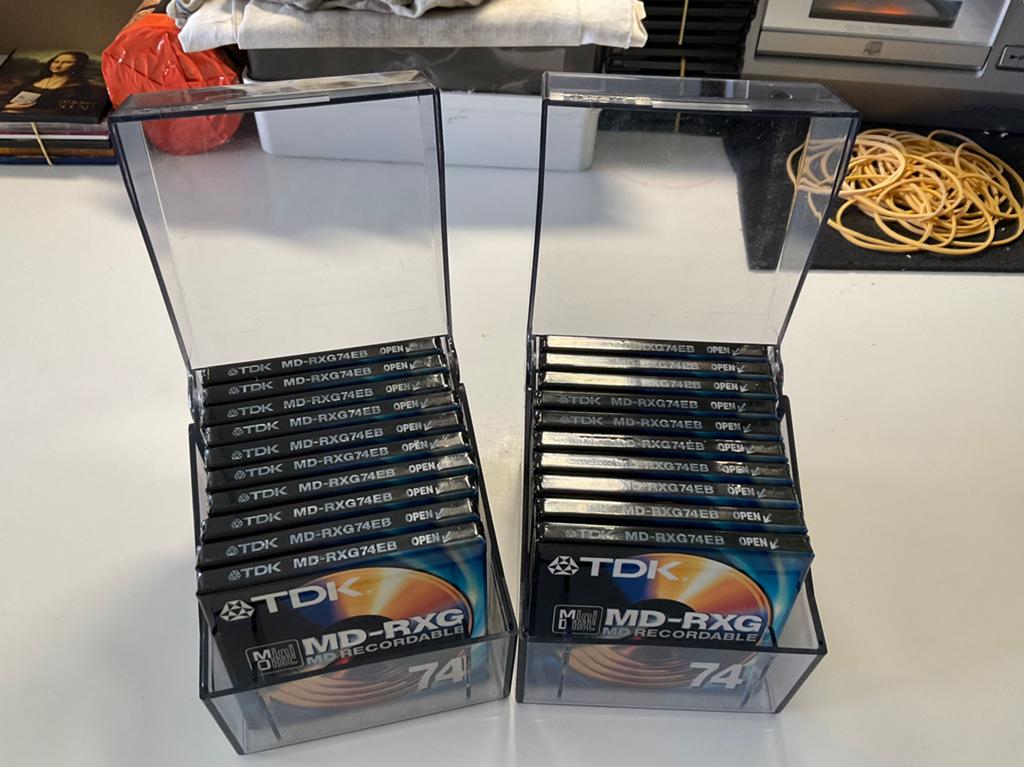 Minidisc’s  TDK MD-RXG. BAKJE MET 10X NIEUW 74 minuten, Ophalen of Verzenden