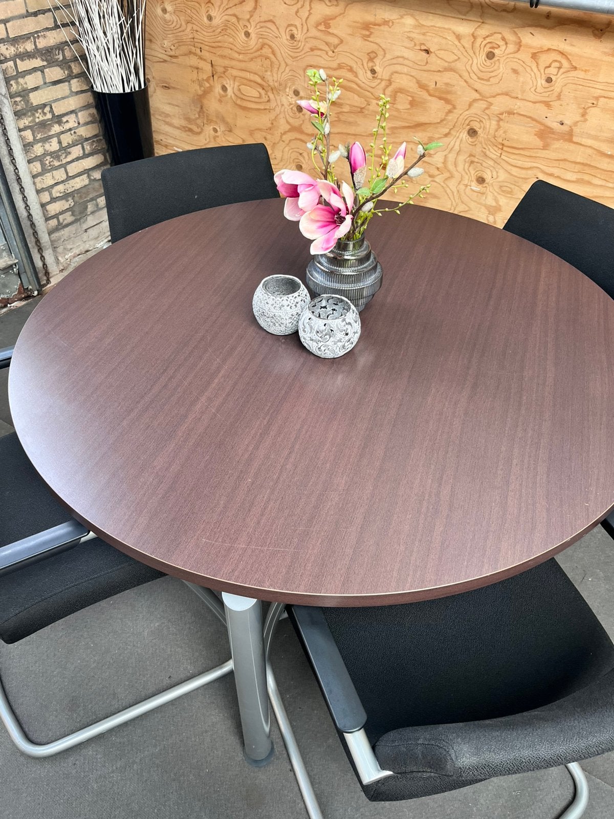 Ronde tafel (120 cm) incl. 4 stoelen, Xx, Xx, Rond, Xx