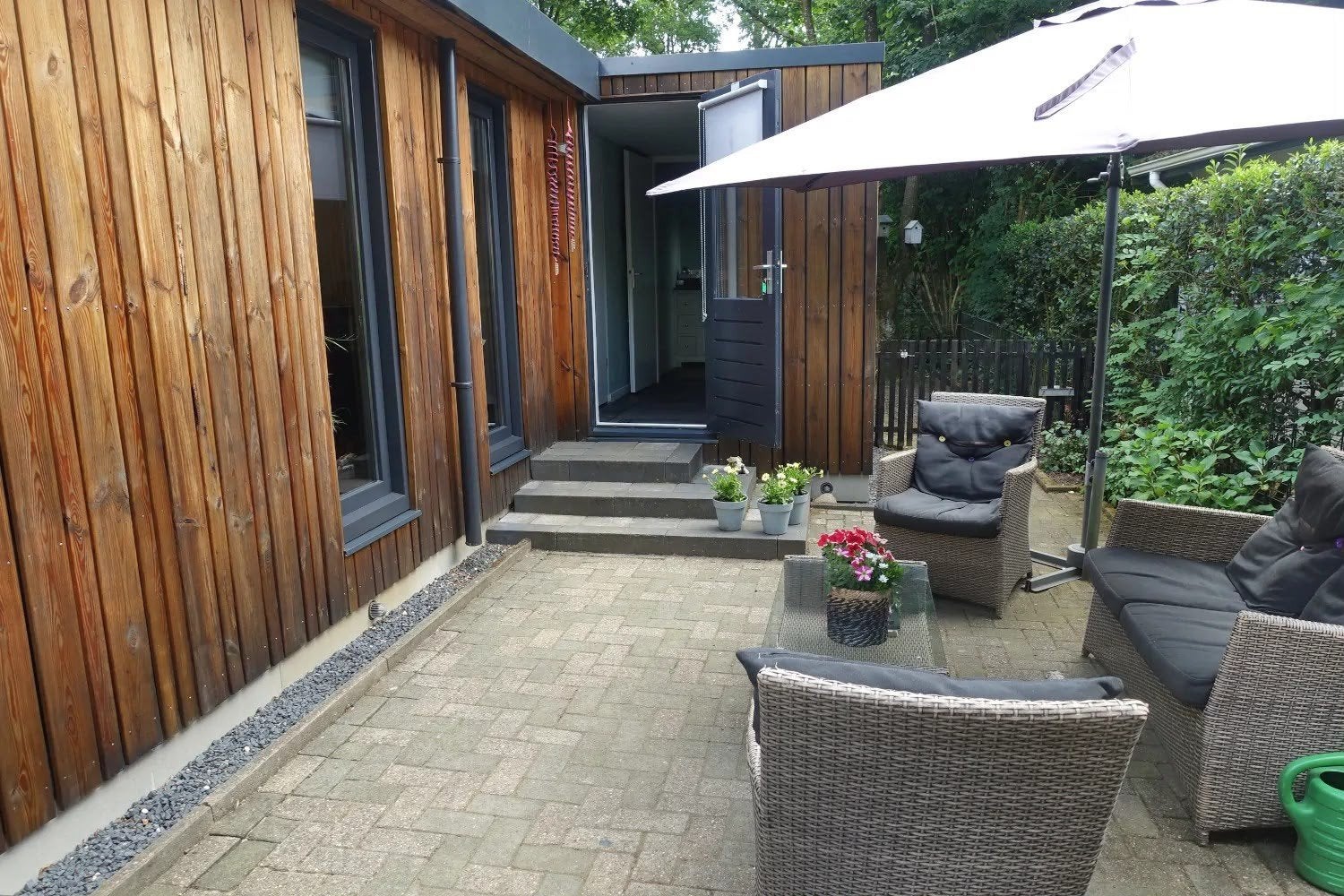 Te koop chalet op recreatie park eperwoud In Epe, Tuin