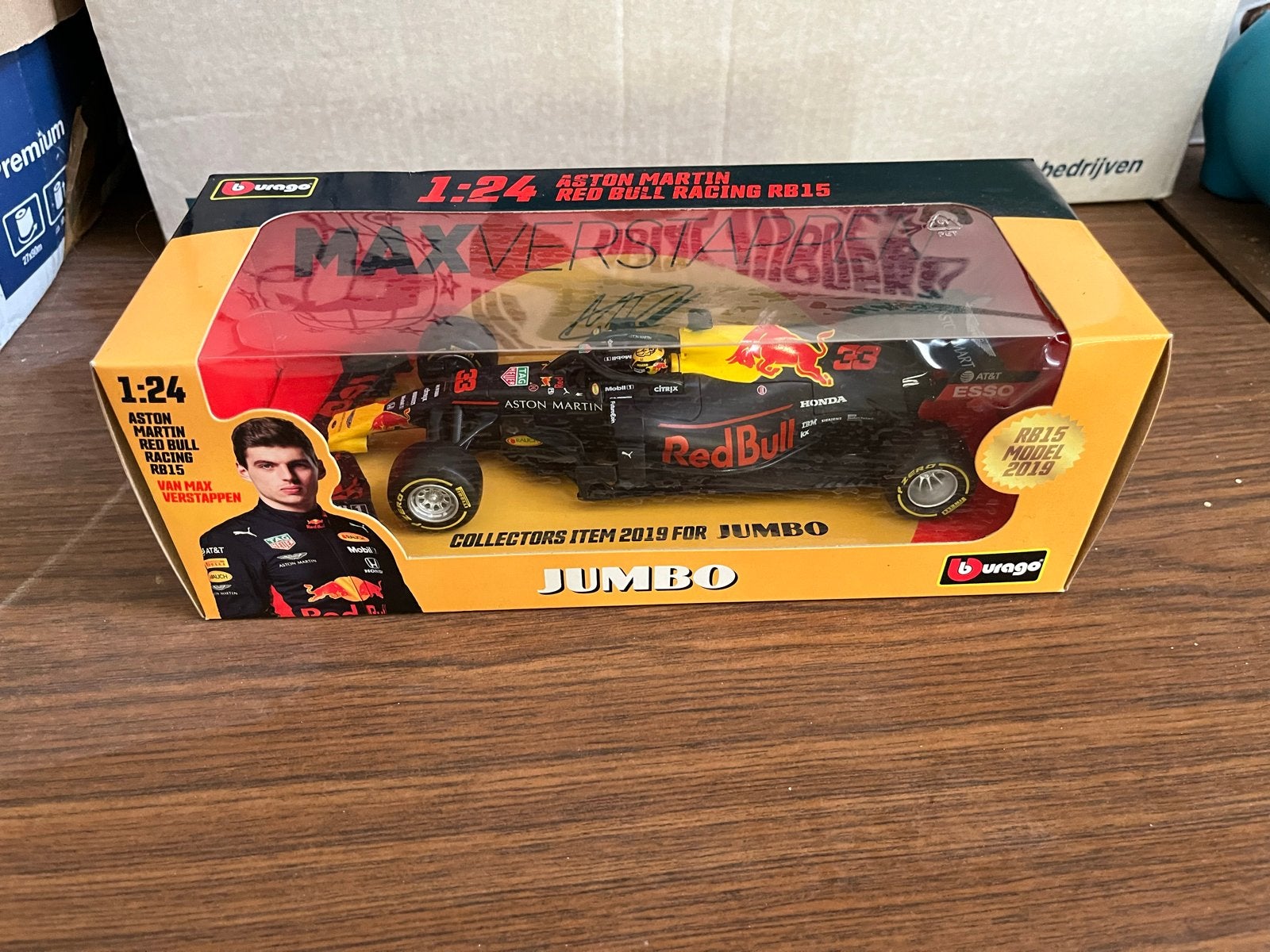 Max Verstappen Red Bull Racing RB15 modelauto 1:24 nieuw, Overige merken, Auto, 1:32 tot 1:50, Nieuw