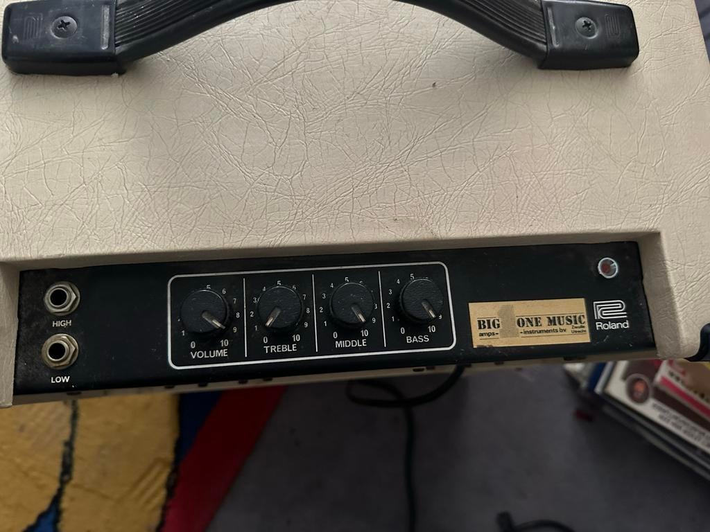 Roland Cube-60 Bass Versterker - Vintage Bass Amp, Ophalen of Verzenden, Gebruikt, Basgitaar, 50 tot 100 watt
