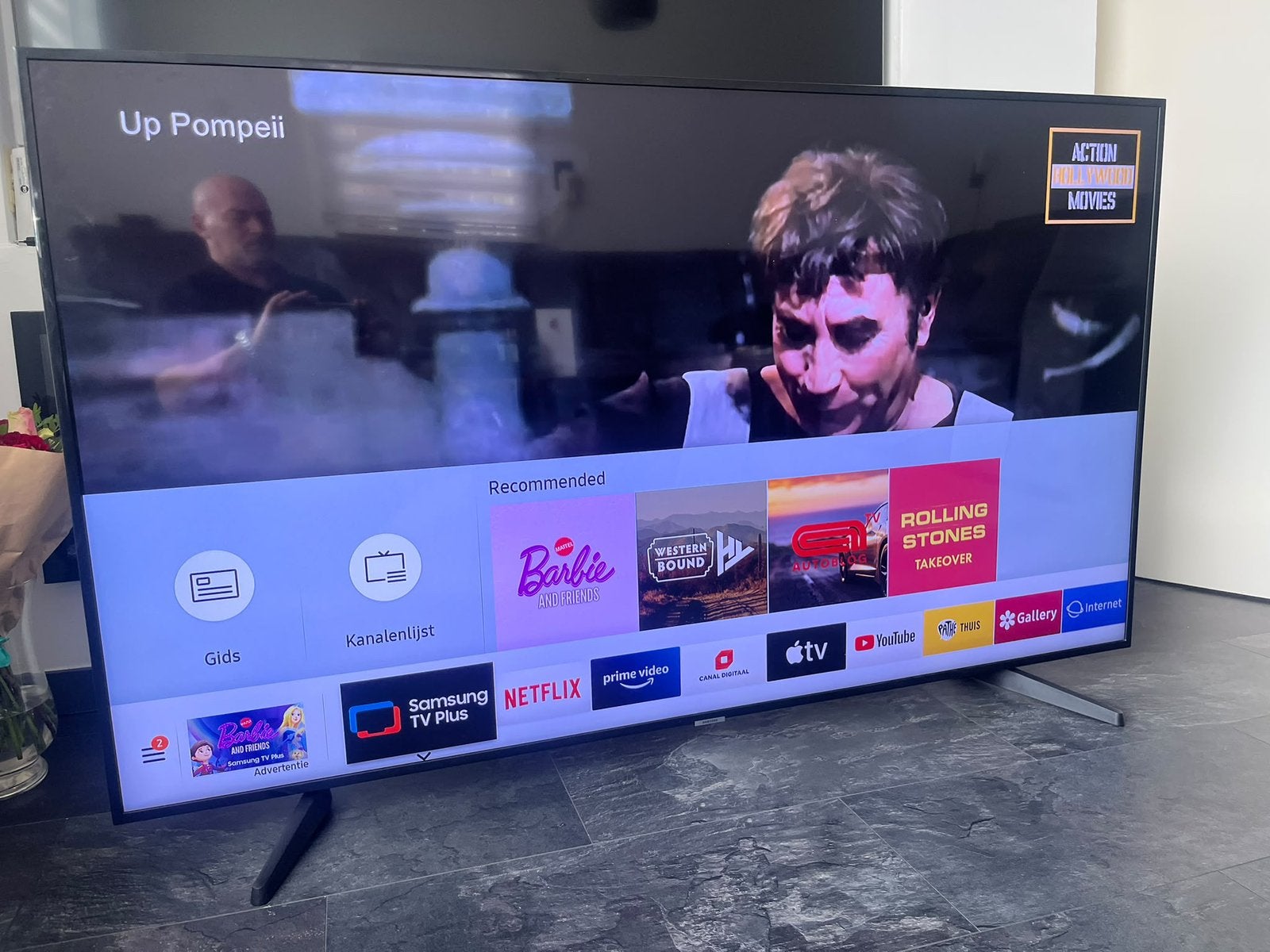 Samsung 65 inch 2019 4k uhd hdr smart tv, Ophalen, 50 Hz, Zo goed als nieuw, Samsung