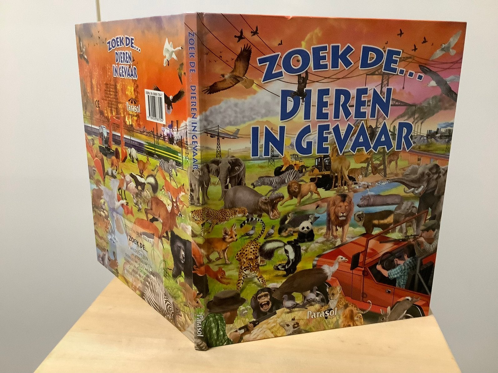 Educatief boek zoekplaten dieren gevaar speurneus observeren, Jongen of Meisje, Ophalen of Verzenden, Zo goed als nieuw, 5 of 6 jaar