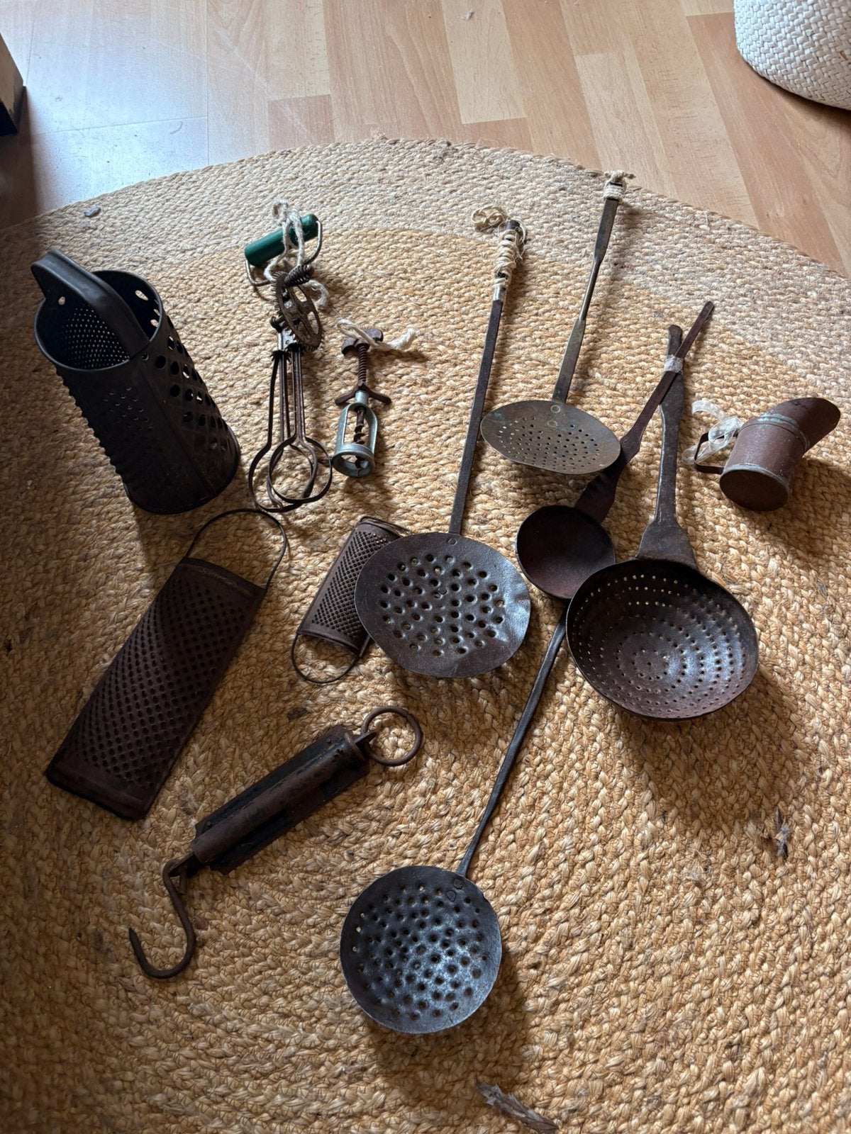 15 delig brocant antiek keukengerei, Ophalen of Verzenden