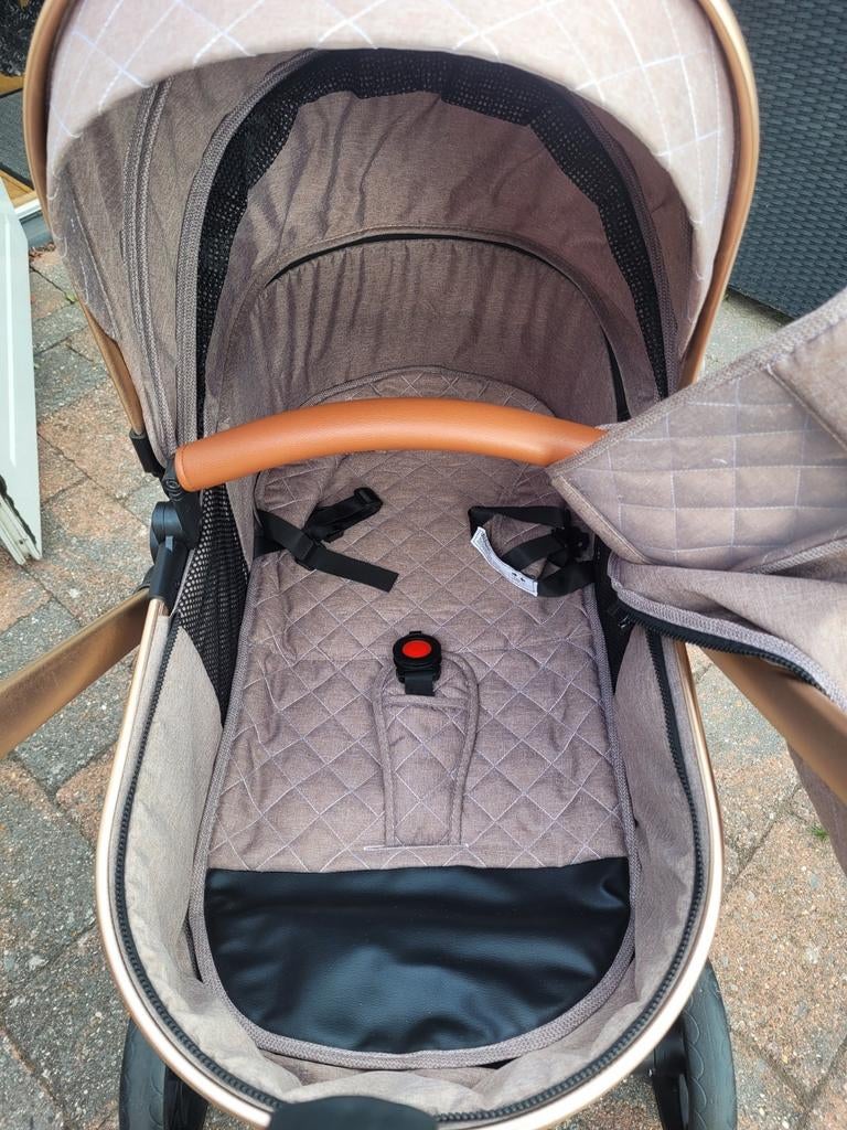 Te koop kinderwagen baby met maxicosi en regenkap, Kinderen en Baby's, Kinderwagens en Combinaties, Ophalen, Zo goed als nieuw