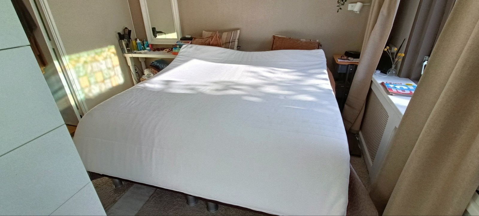 Ikea Tussöy Dekmatras 180x200 cm, 8 cm dik, Superkwaliteit, Huis en Inrichting, Slaapkamer | Matrassen en Bedbodems, Ophalen, Gebruikt