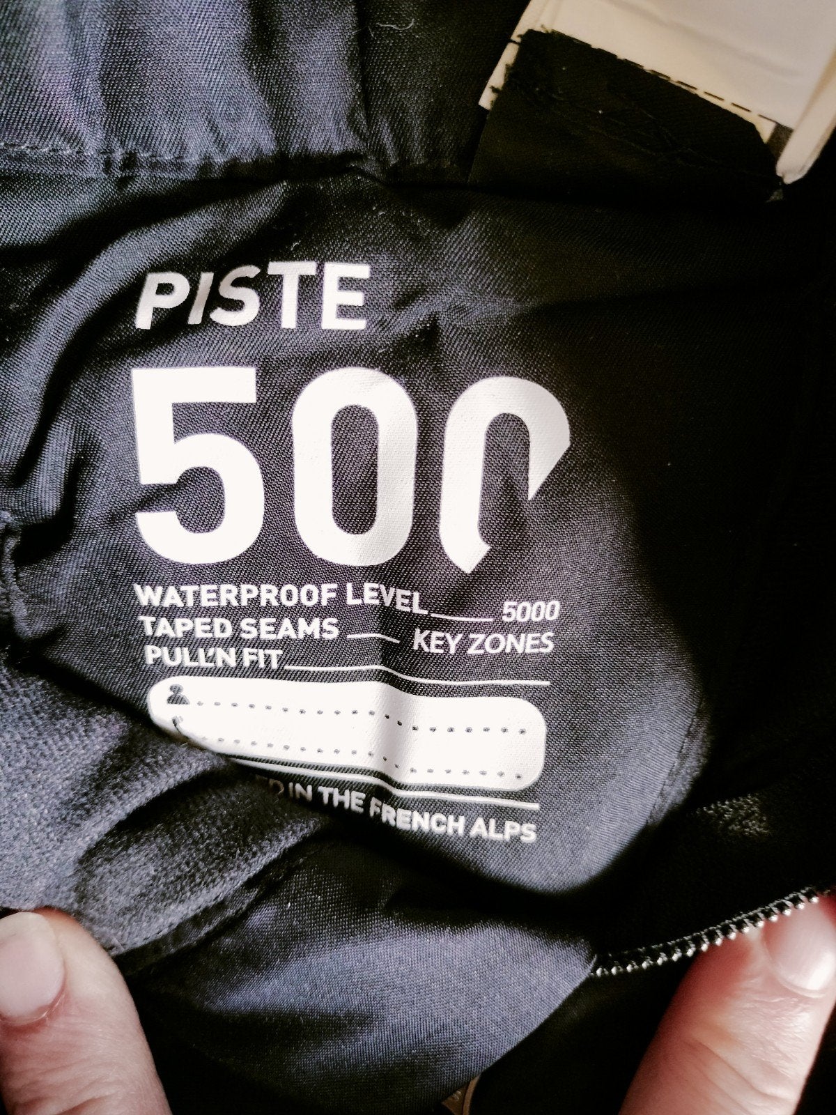 Wedze Pitse 500 zwarte ski en snowboard broek, Ophalen of Verzenden, Jongen of Meisje, Broek