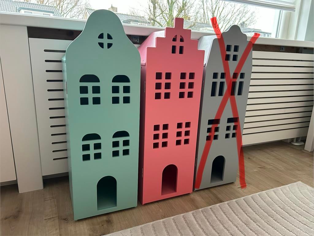 hema grachtenpand poppenhuis kast, Ophalen of Verzenden, Zo goed als nieuw, Poppenhuis