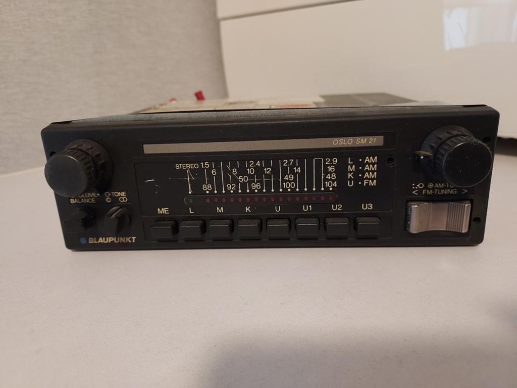Originele Blaupunkt radio bmw, Auto diversen, Autoradio's, Verzenden, Gebruikt