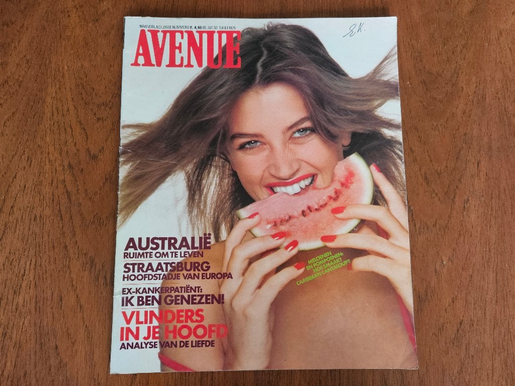 Avenue Juli 1979 | Vintage glossy tijdschrift, Ophalen of Verzenden, Gelezen, Glossy