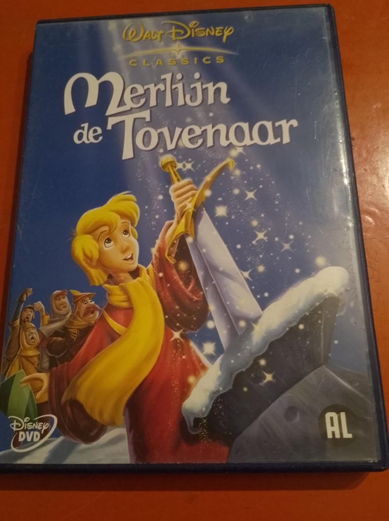 Merlijn de Tovenaar - Disney Classics DVD, Cd's en Dvd's, Dvd's | Kinderen en Jeugd, Gebruikt, Film, Avontuur, Alle leeftijden