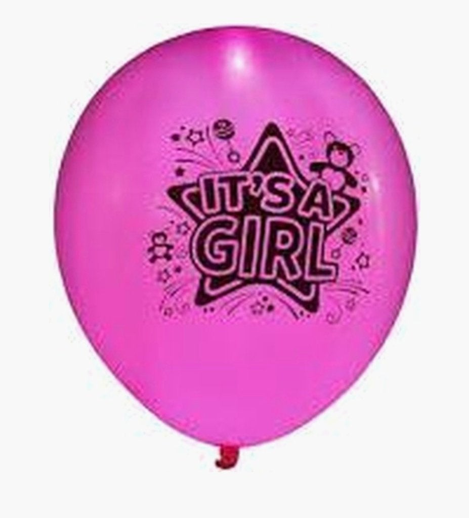 Geboorte dochter meisje ILLOOMS ballon IT'S A GIRL, Versiering, Hm, Verjaardag, Nieuw
