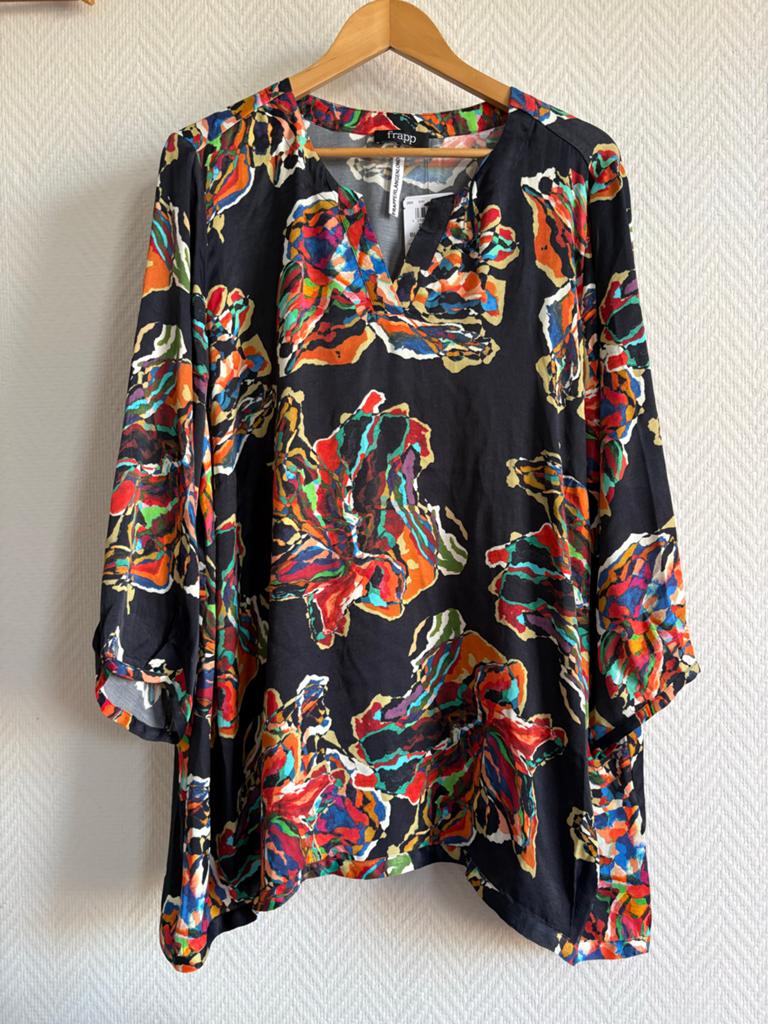 Frapp Tuniek Blouse maat 50, Ophalen of Verzenden, Nieuw, Zwart, Blouse of Tuniek