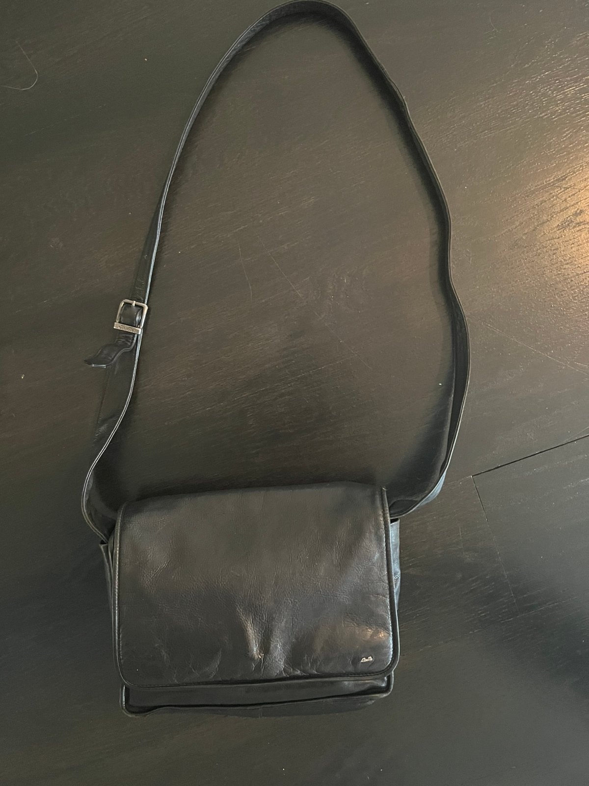 Berba dames crossbody tas leder, Ophalen, Gebruikt, Zwart, Overige merken