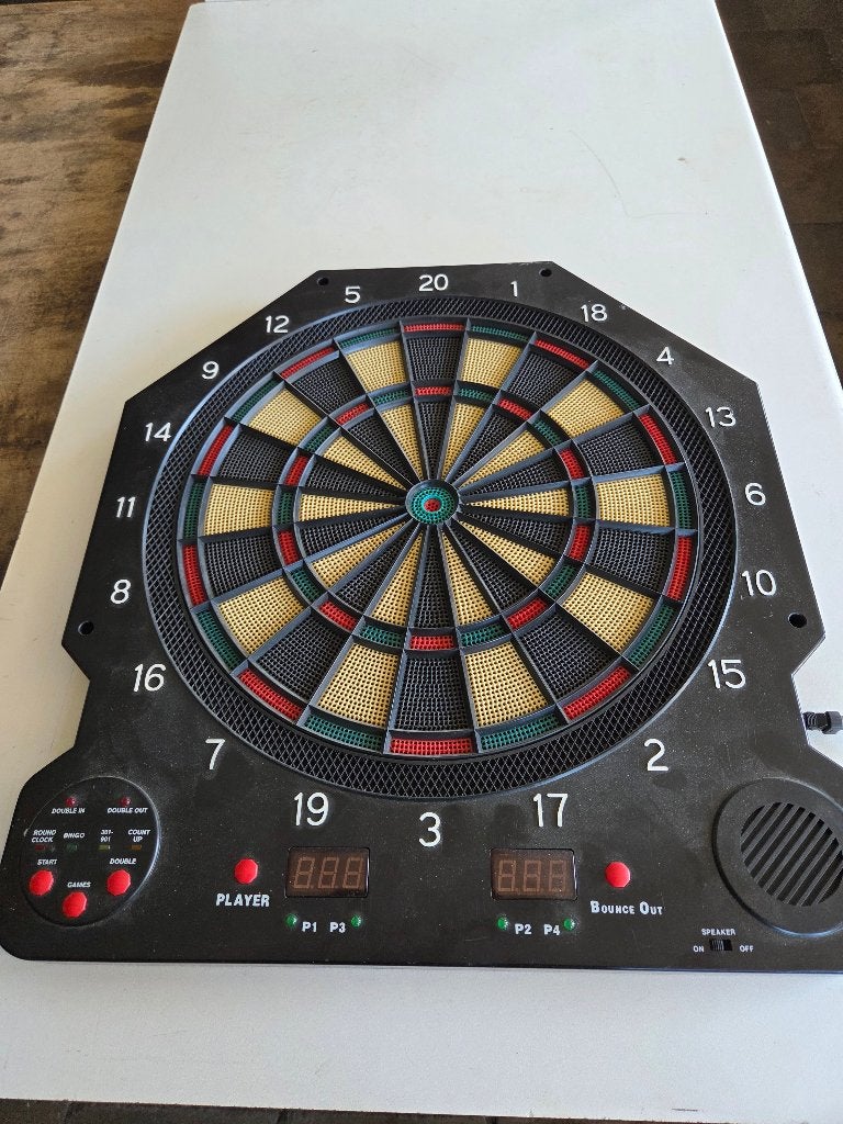 elektronisch dartbord, Ophalen of Verzenden, Zo goed als nieuw, Dartbord, Elektronisch