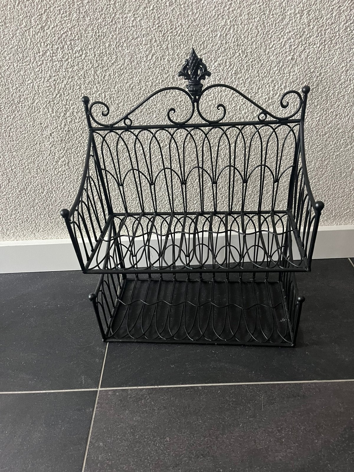 metalen wand rek, Ophalen, Zo goed als nieuw
