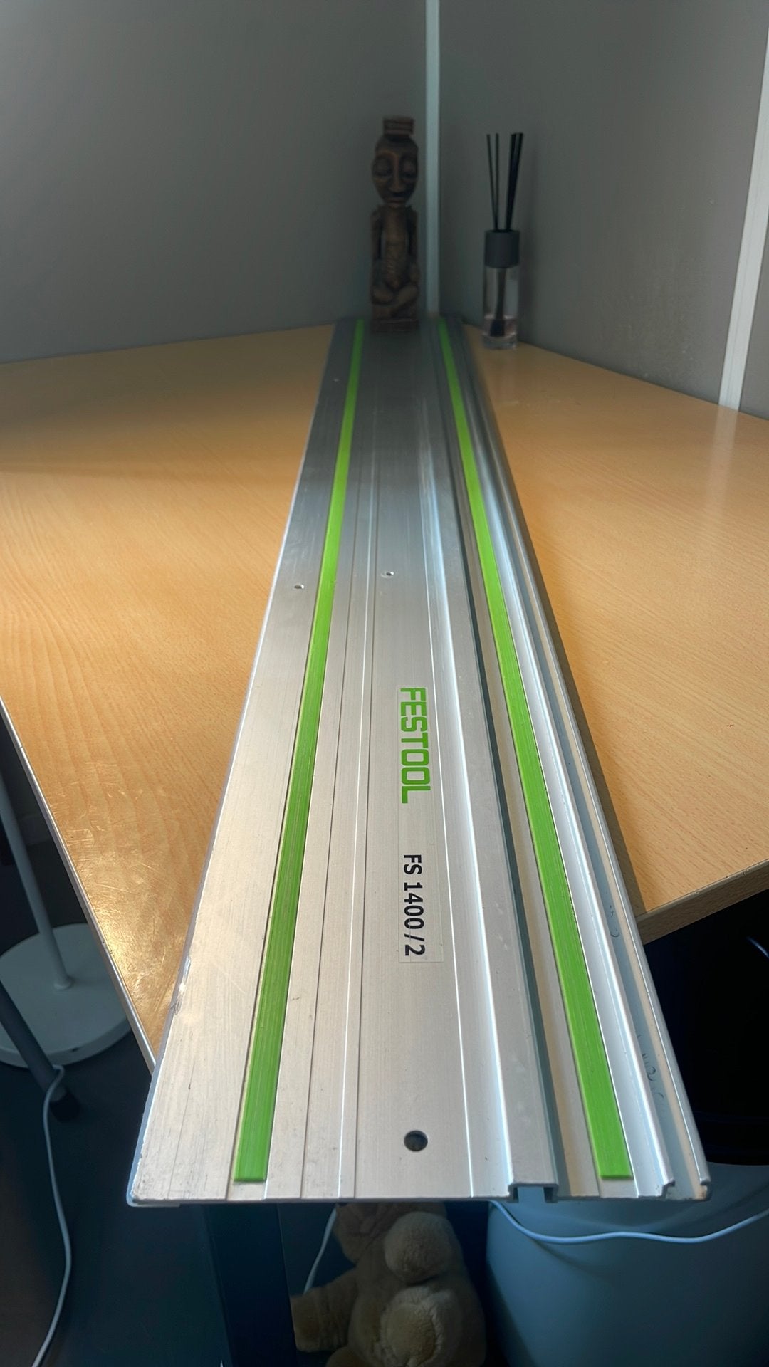 ⭐️ Festool 1400 mm geleider in heel nette staat ⭐️, Invalzaag, Ophalen of Verzenden, Zo goed als nieuw, 30 tot 70 mm
