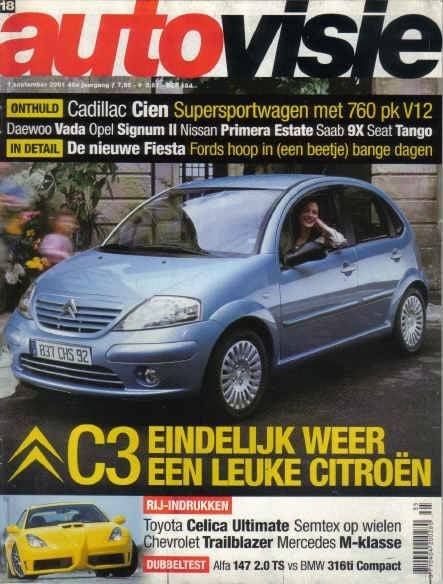 Autovisie 18 2001 : Alfa Romeo 147 TS - BMW 316ti Compact, Ophalen of Verzenden, Gelezen, Algemeen