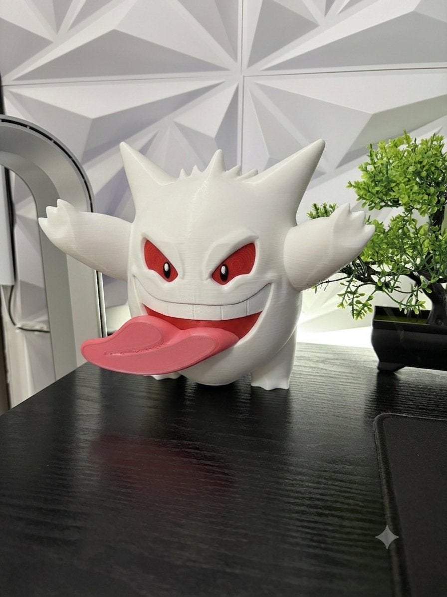 Gengar Figuur (Wit) - 20CM+ - Figure 3D, Ophalen of Verzenden, Nieuw