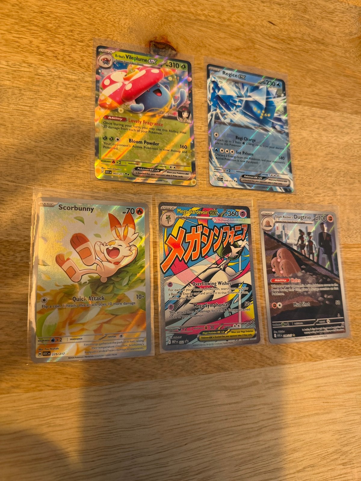 Pokémon Ascended Heroes 5x Losse Hits EX / Illustration Rare, Ophalen of Verzenden, Nieuw, Meerdere kaarten
