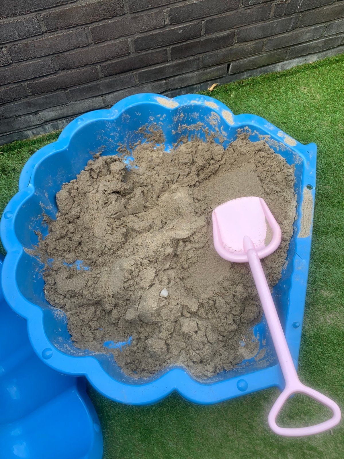 Gratis zandbak zand, Ophalen, Gebruikt