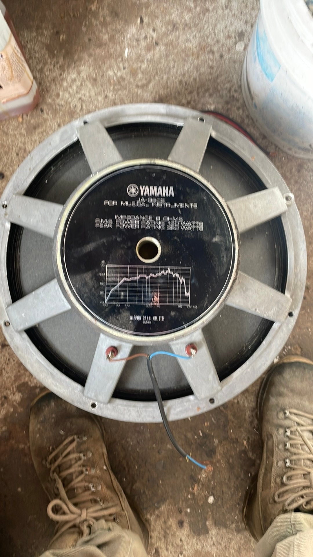 YAMAHA JA 3802 15 inch, Ophalen of Verzenden, Zo goed als nieuw, Overige merken