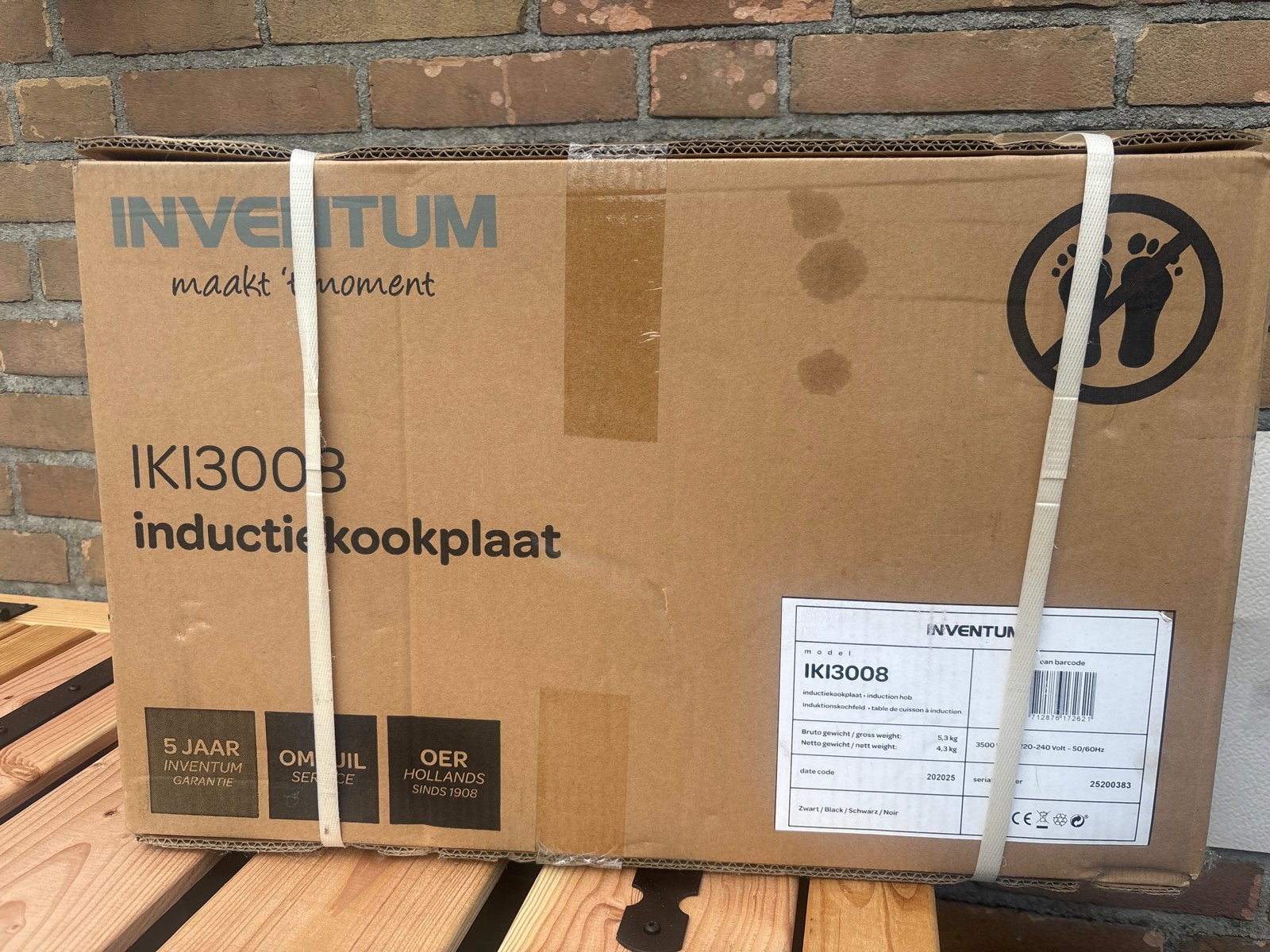 Inventum IKI3008 Inductiekookplaat - Nieuw in doos, Witgoed en Apparatuur, Nieuw, Inductie, Vrijstaand, 4 kookzones