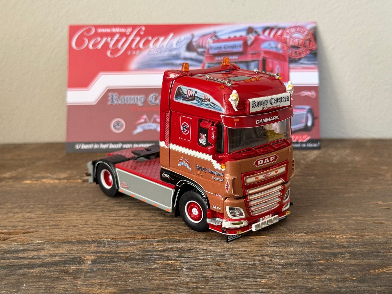 Tekno - DAF XF Super space cab Ronny Ceusters, Ophalen of Verzenden, Zo goed als nieuw, Bus of Vrachtwagen, Tekno