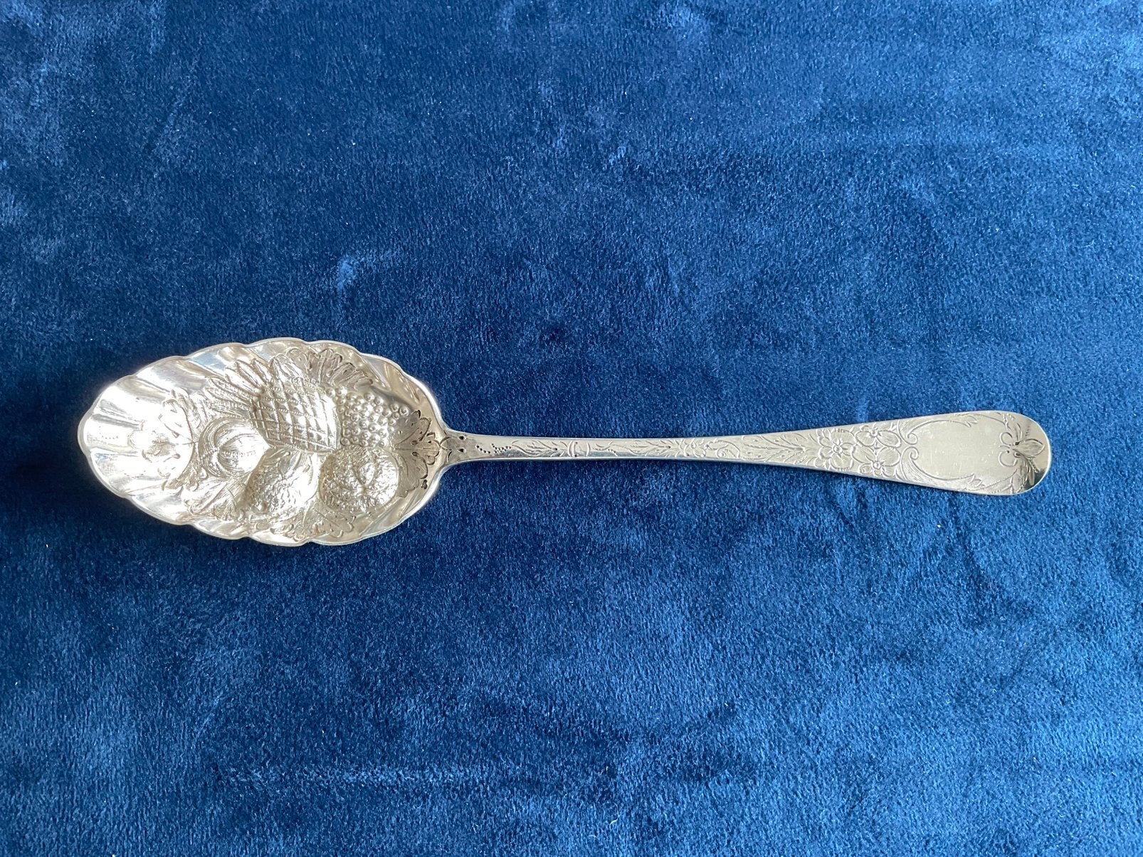 ZILVEREN BERRY SPOON, Antiek en Kunst, Verzenden, Zilver