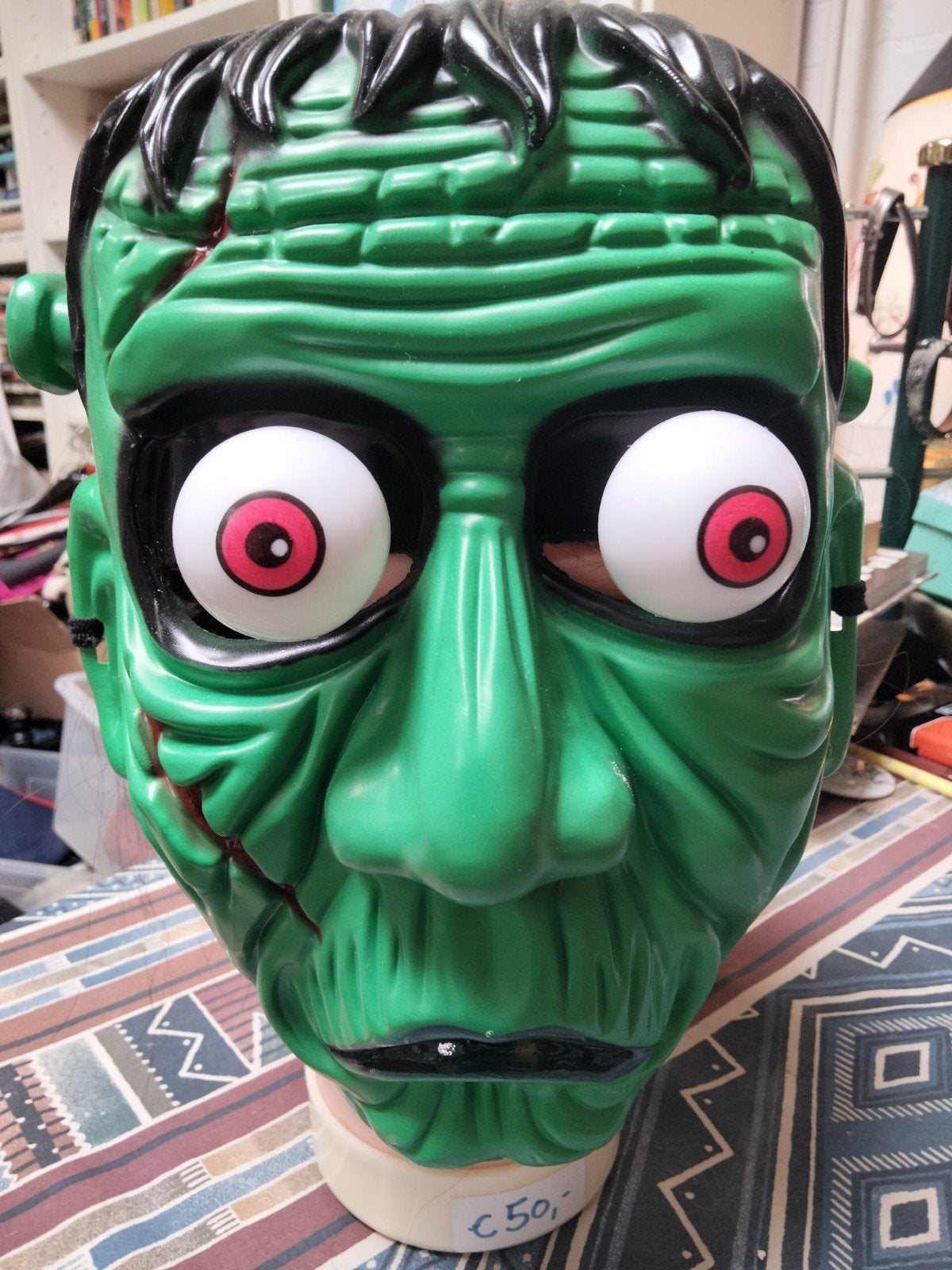 Masker met bewegende ogen, Ophalen of Verzenden, Halloween of Griezel