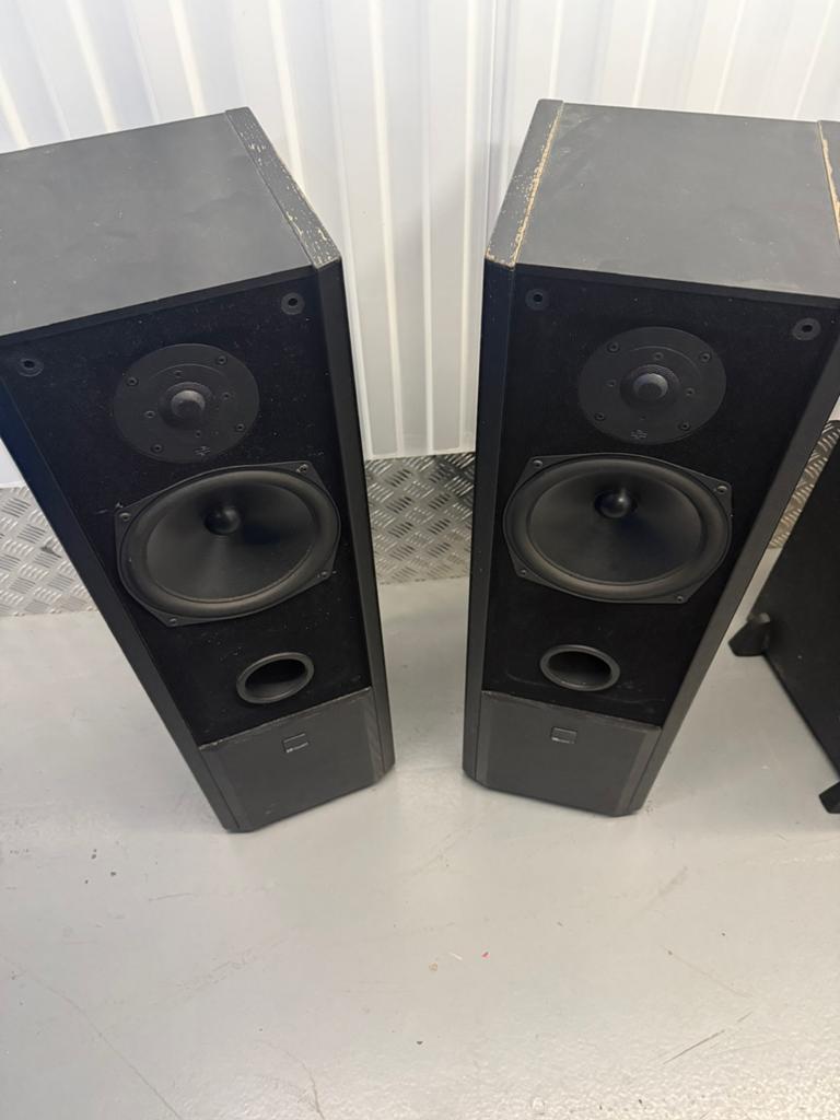MB Quart 600 Vloerstaande Luidsprekers - Vintage Audio, Gebruikt, 120 watt of meer, Front, Rear of Stereo speakers, Ophalen