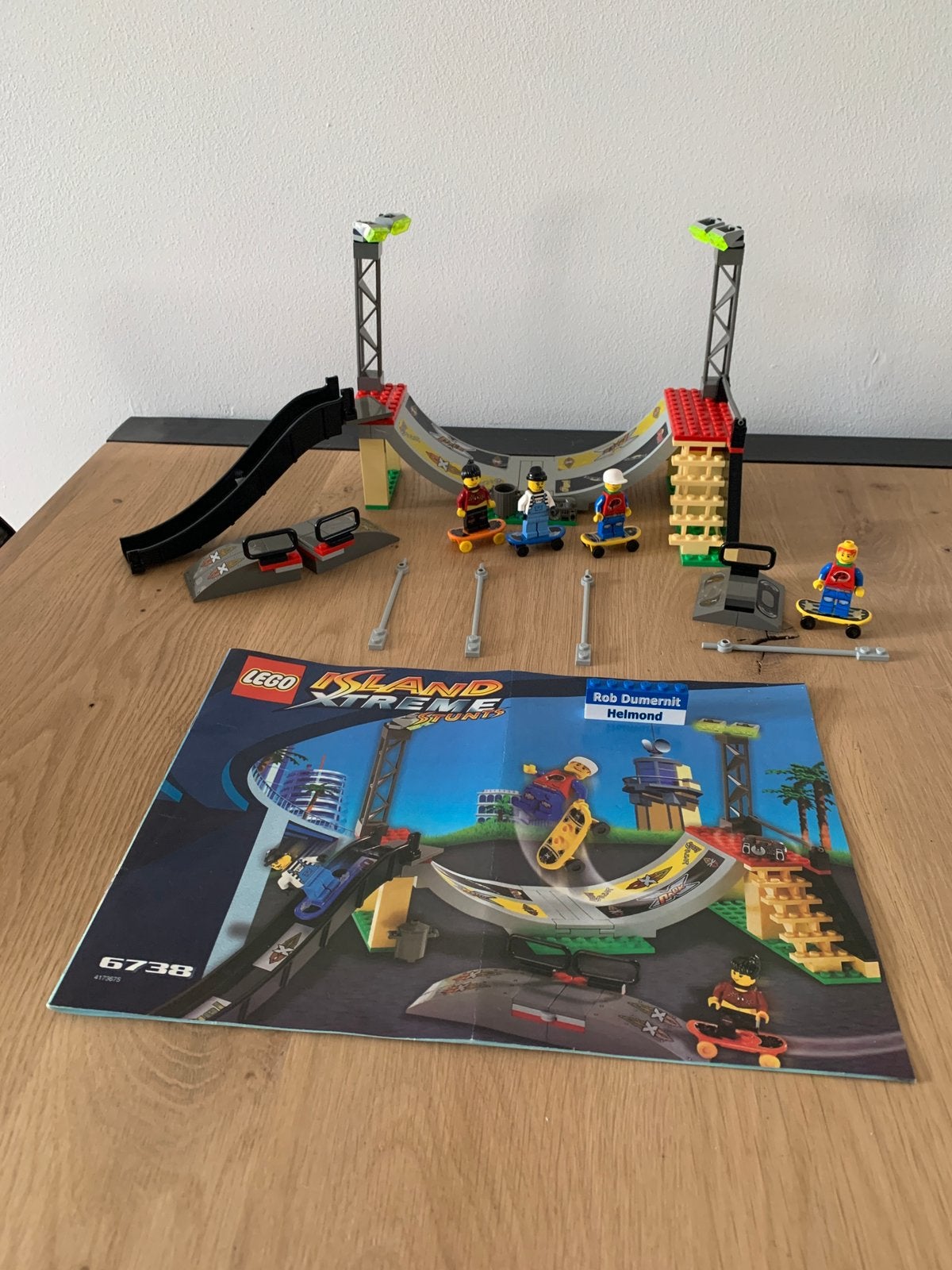 Lego 6738; Island Xtreme Stunts, Skateboard Challenge, Gebruikt, Overige thema's, Lego, Ophalen of Verzenden