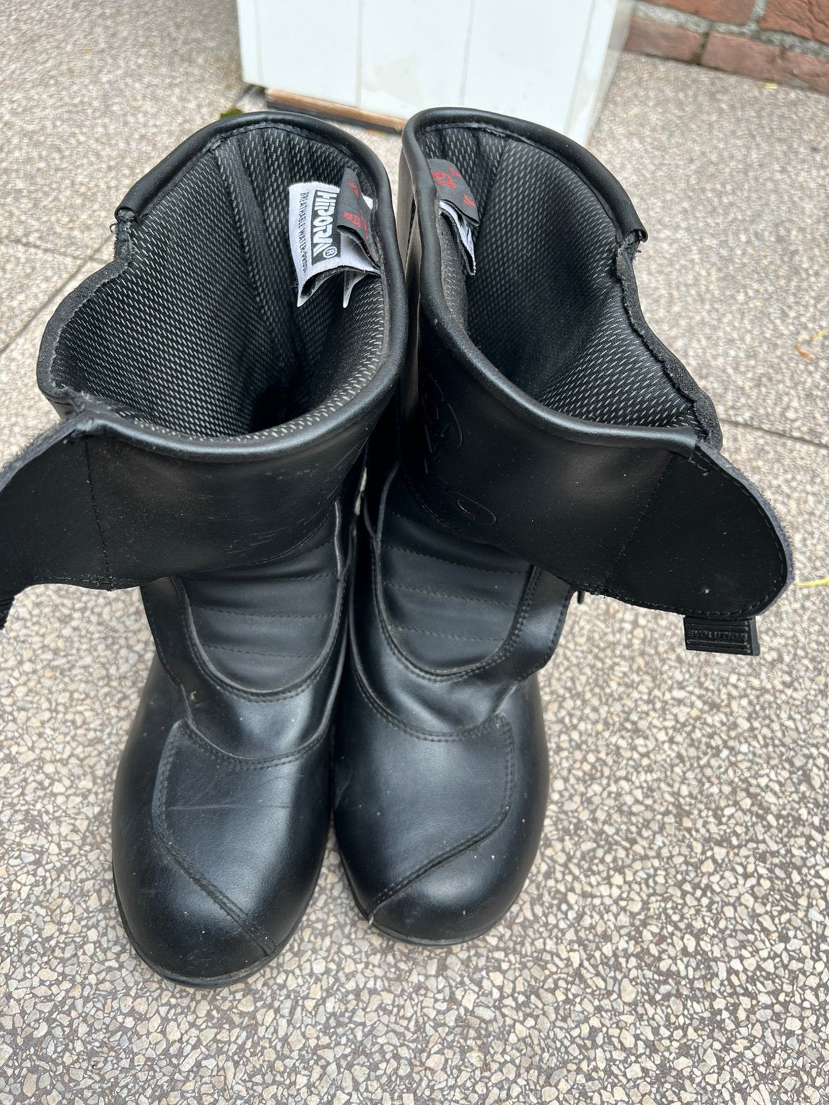 Motorlaarzen in maat 43 en handschoenen, Ophalen of Verzenden, Tweedehands, Handschoenen