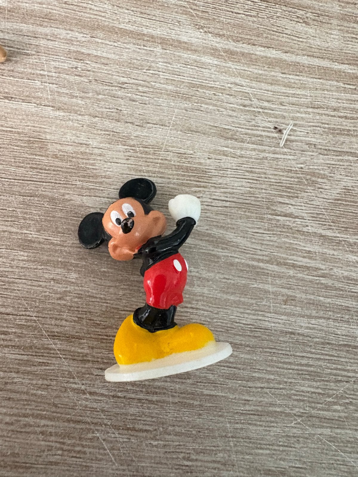 Mini Mickey Mouse Figuurtje - Disney, Ophalen of Verzenden, Mickey Mouse, Gebruikt, Beeldje of Figuurtje