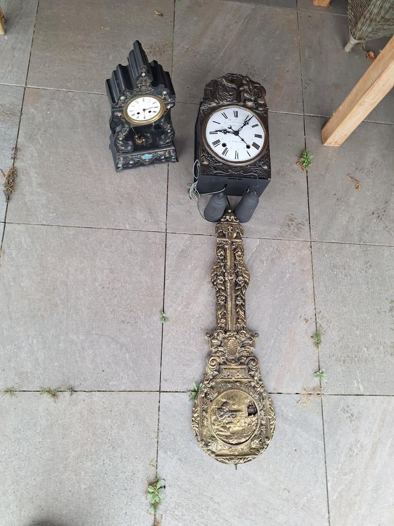 2 mooie antieke klokken, Ophalen of Verzenden