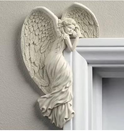 3D Engelenvleugels Deur Ornament – Hars, Huis en Inrichting, Ophalen of Verzenden, Nieuw