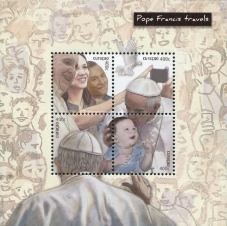 Curacao 278 postfris Paus Franciscus 2015, Ophalen of Verzenden, Postfris