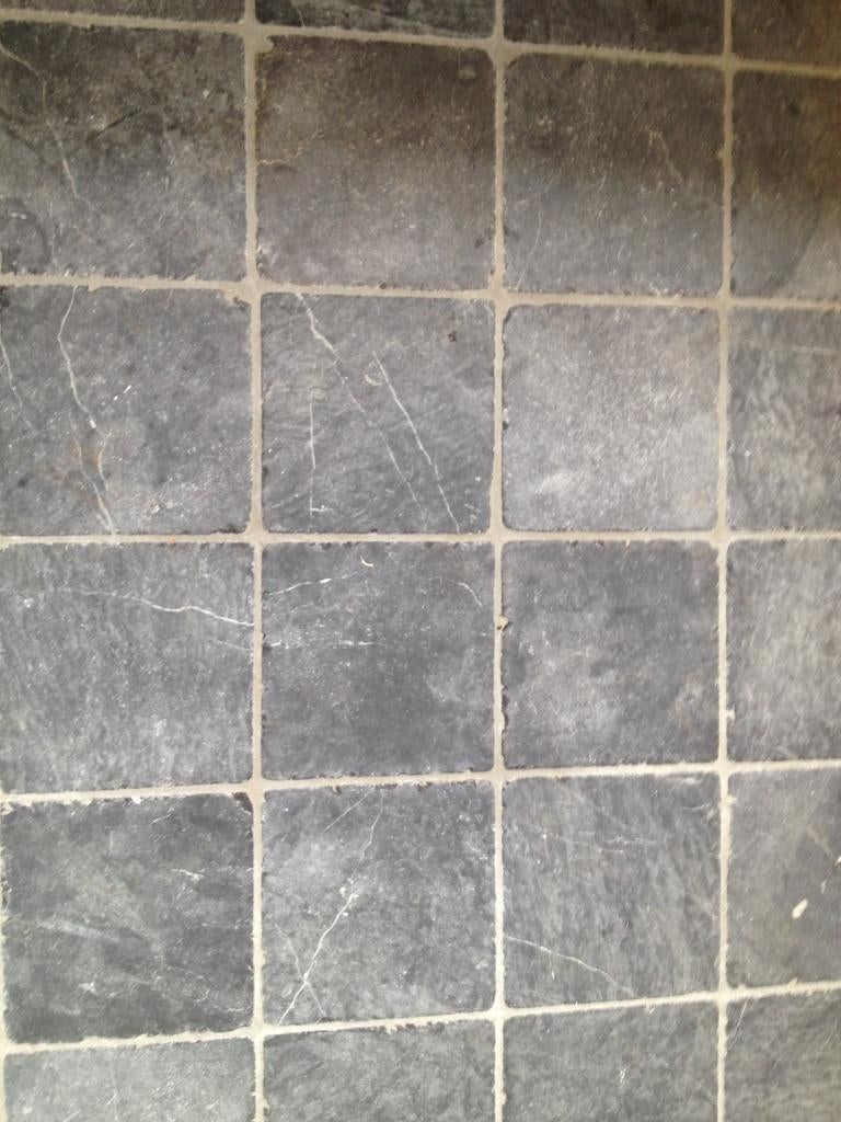 Hardsteen vloertegels getrommeld 20x20x2cm.